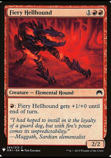 Fiery Hellhound (Feuriger Höllenhund)
